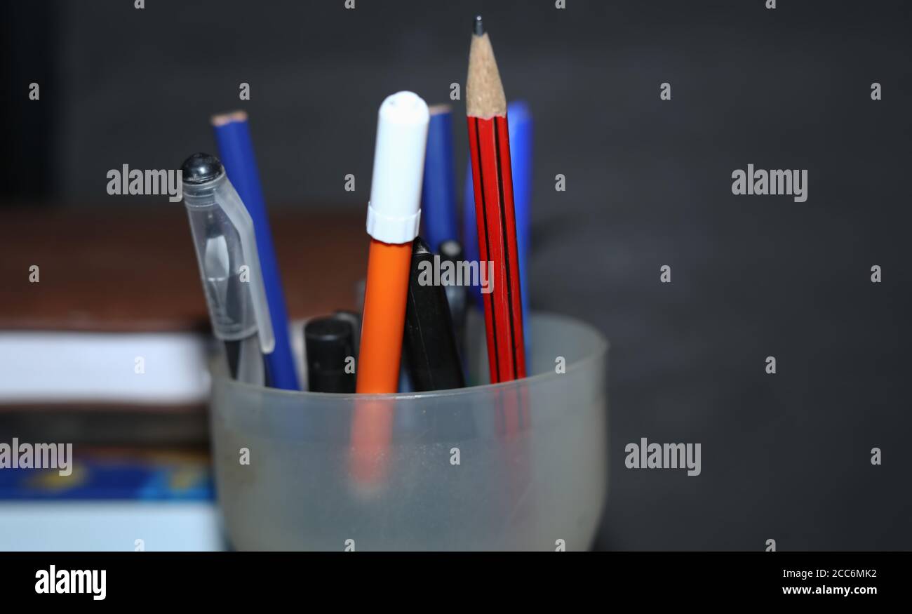Istruzione, concetto di ritorno a scuola con spazi di copia. Foto Stock