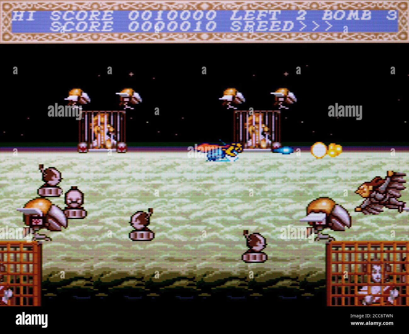 Chou Aniki - Super Big Brothers - PC Engine CD Videogioco - solo per uso editoriale Foto Stock