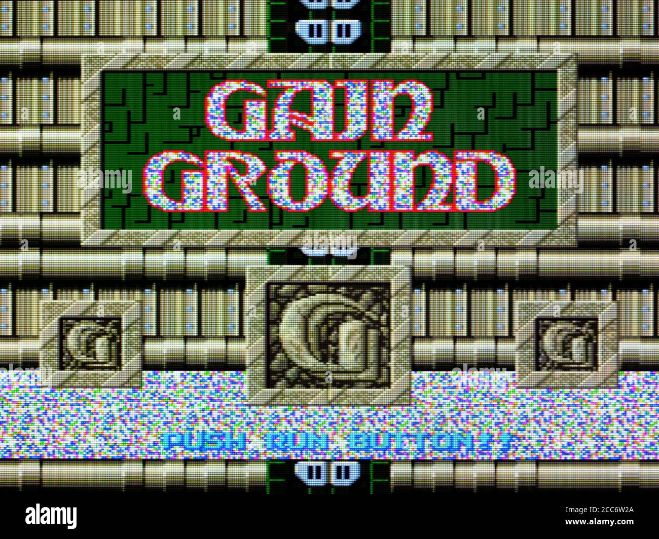 Gain Ground SX - PC Engine CD Videogioco - Editoriale utilizzare solo Foto Stock