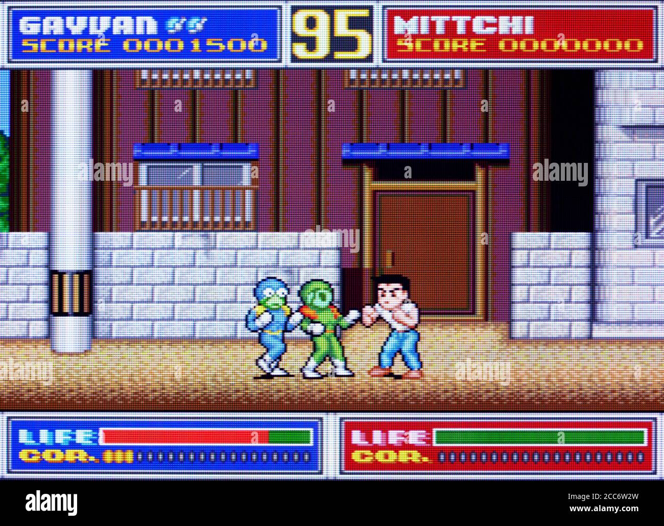 Galaxy Keiji Gayvan - PC Engine CD Videogioco - Editoriale utilizzare solo Foto Stock