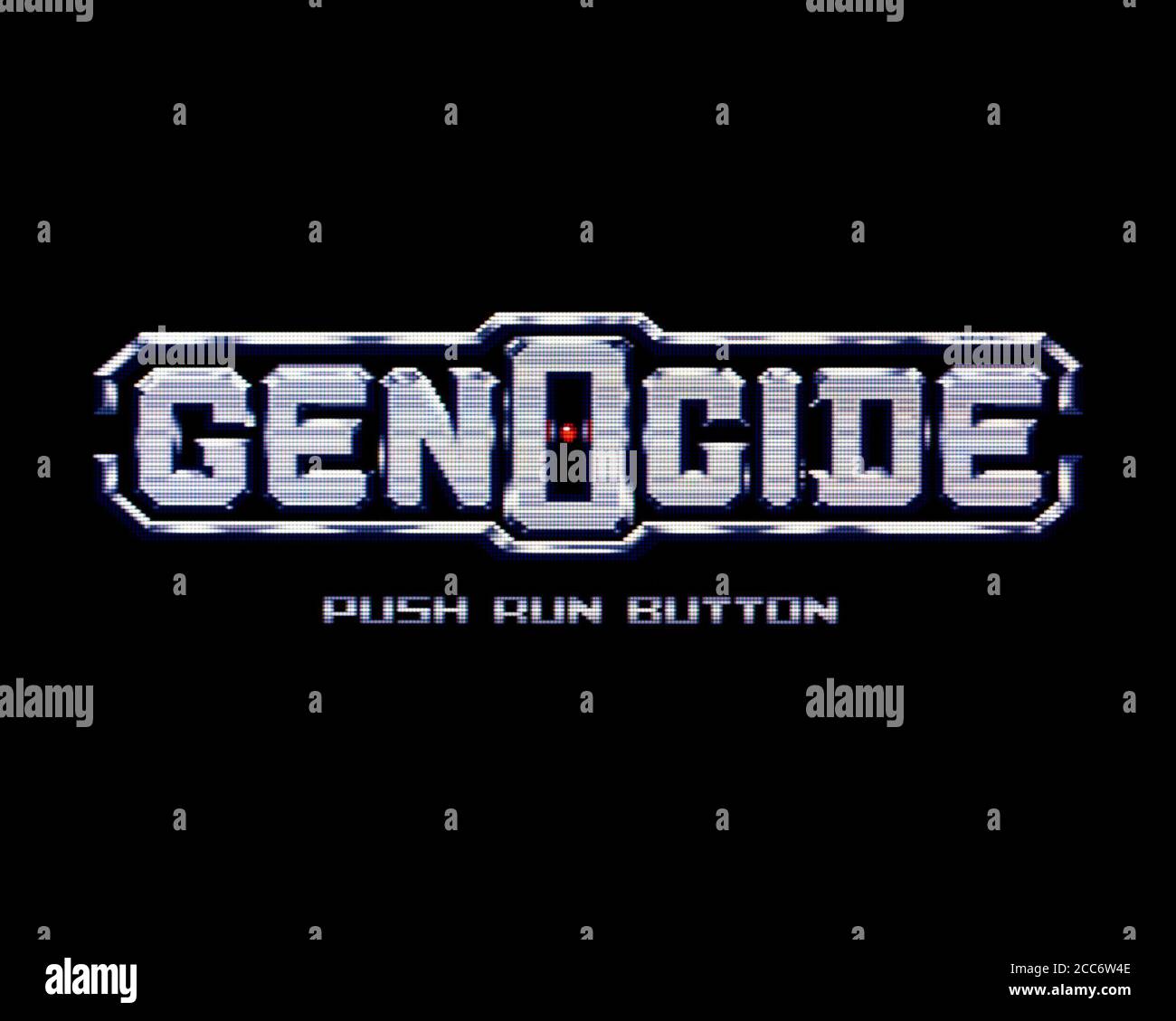 Genocidio - PC Engine CD Videogioco - solo per uso editoriale Foto Stock