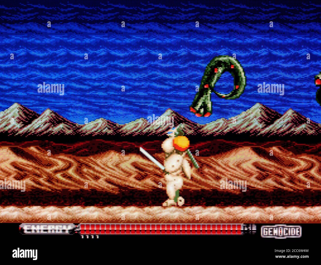 Genocidio - PC Engine CD Videogioco - solo per uso editoriale Foto Stock