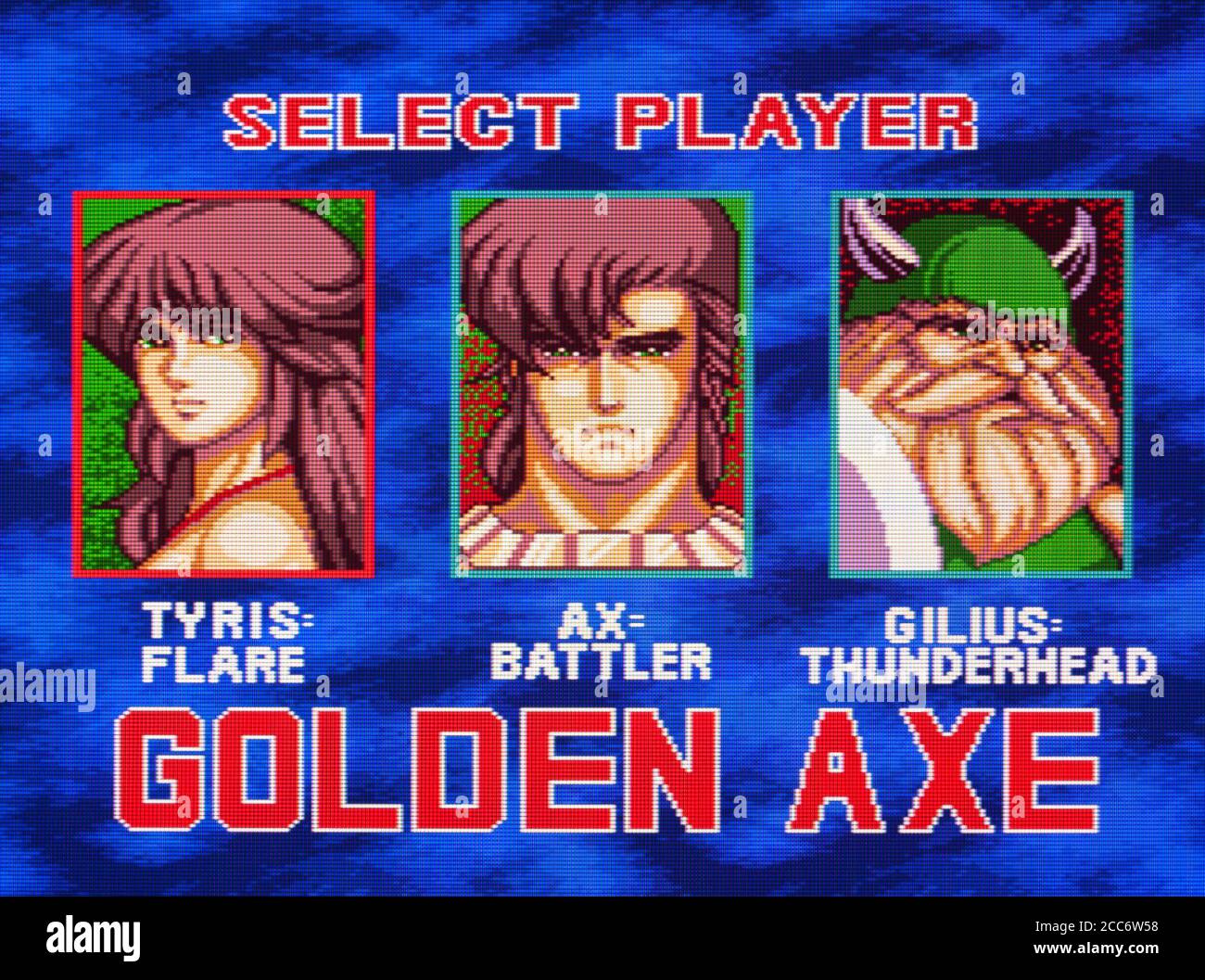 Golden Axe - PC Engine CD Videogioco - uso editoriale solo Foto Stock