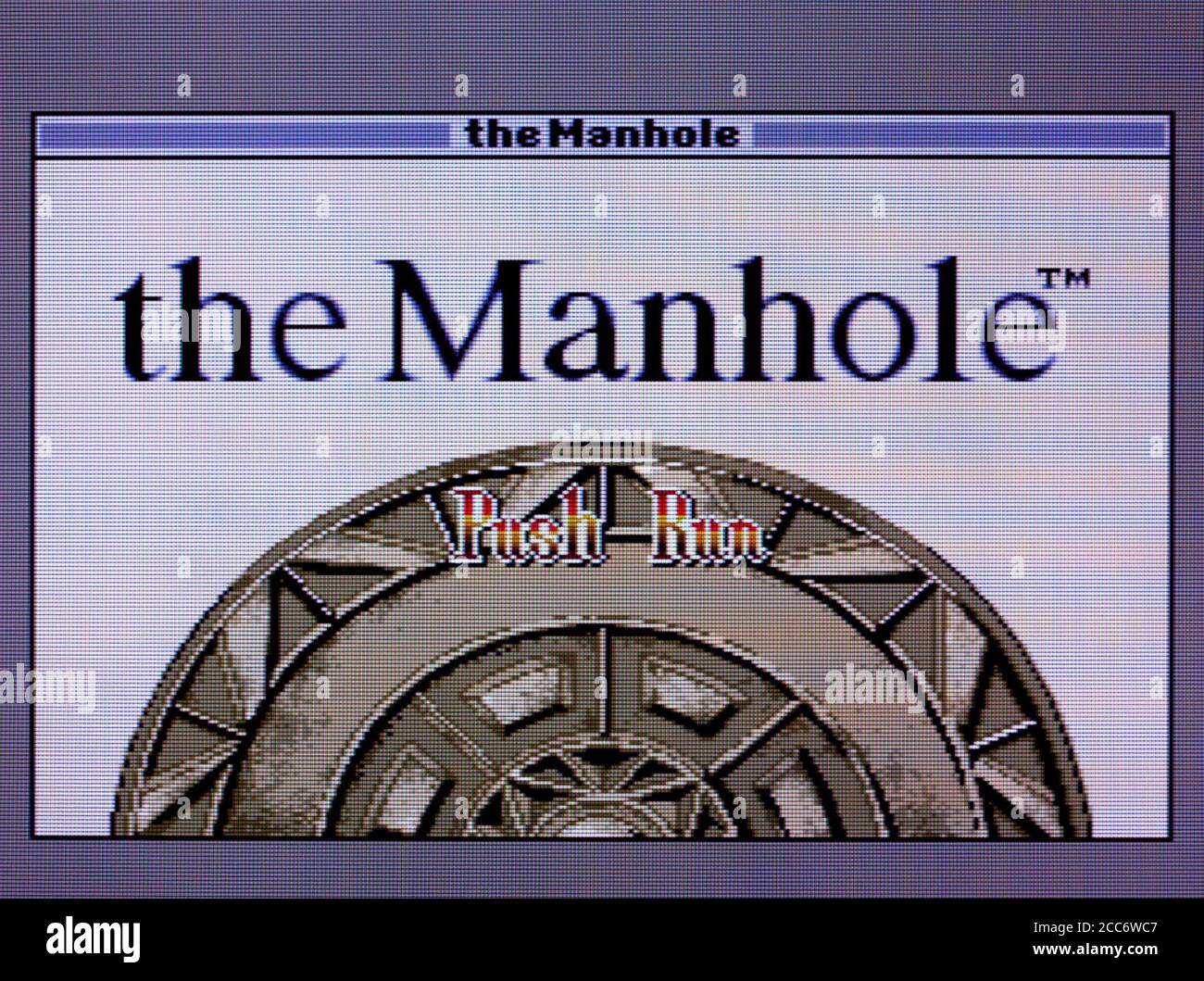 The Manhole - PC Engine CD Videogame - Editorial Use solo Foto Stock