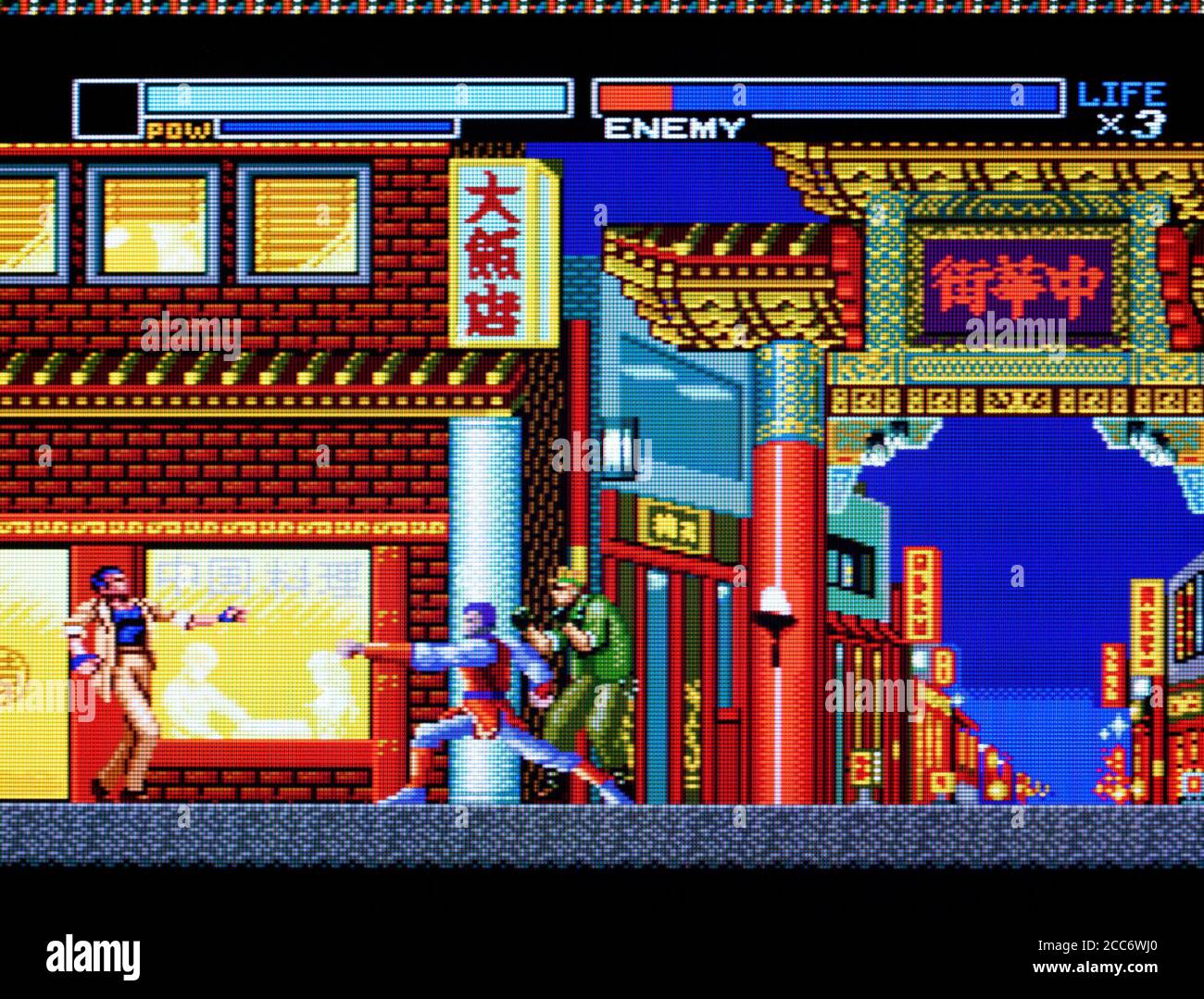 Renny Blaster - PC Engine CD Videogioco - uso editoriale solo Foto Stock