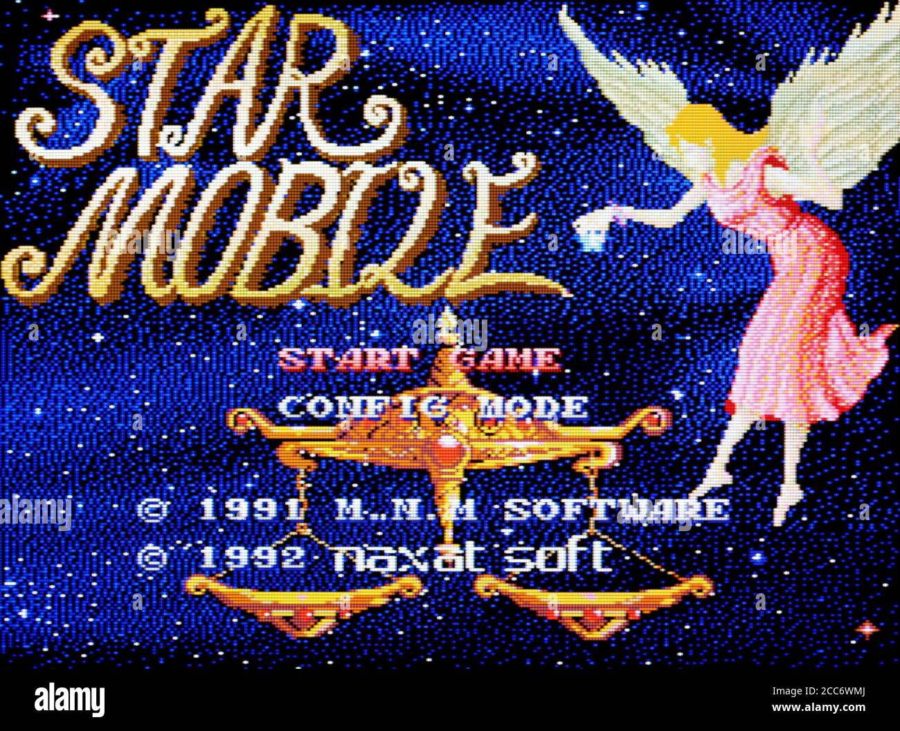 Star Mobile - PC Engine CD Videogioco - uso editoriale solo Foto Stock