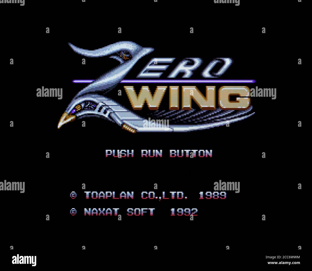 Zero Wing - PC Engine CD Videogioco - uso editoriale solo Foto Stock