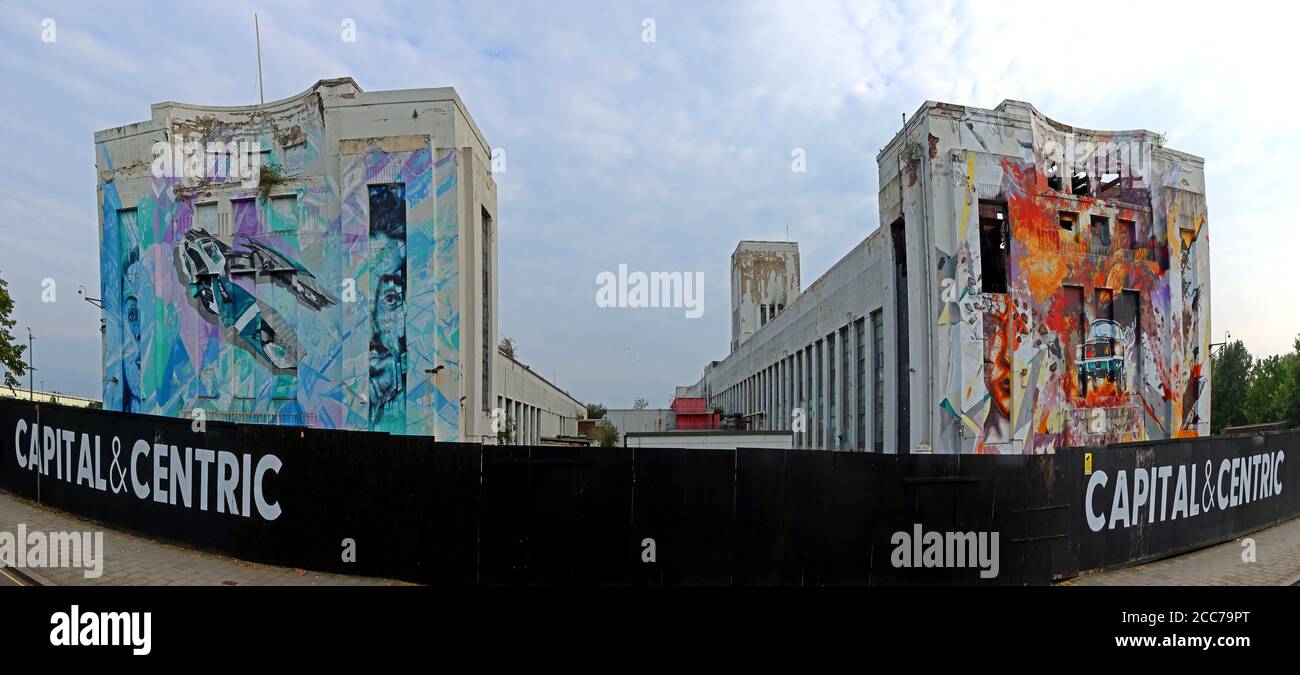 Edge Lane, Littlewoods Pools Building, Liverpool, Merseyside, North West England, England, UK - studi cinematografici Capital & Centric Foto Stock