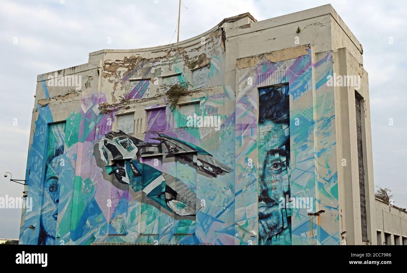 Edge Lane, Littlewoods Pools Building, Liverpool, Merseyside, North West England, England, UK - studi cinematografici Capital & Centric Foto Stock