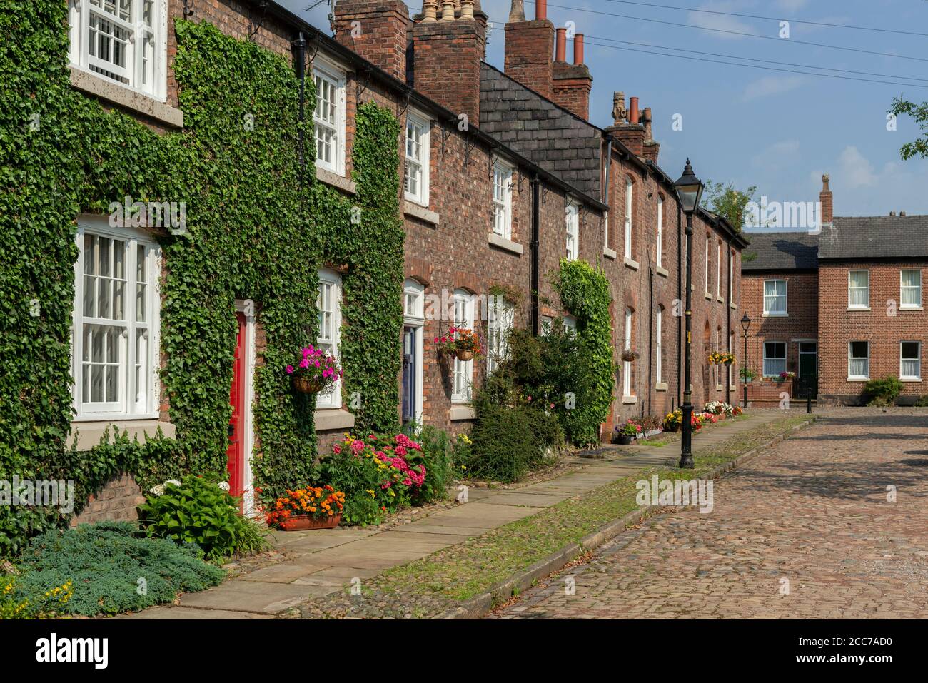 Fairfield Moravian insediamento a Doylsden, Tameside, Greater Manchester, Regno Unito Foto Stock