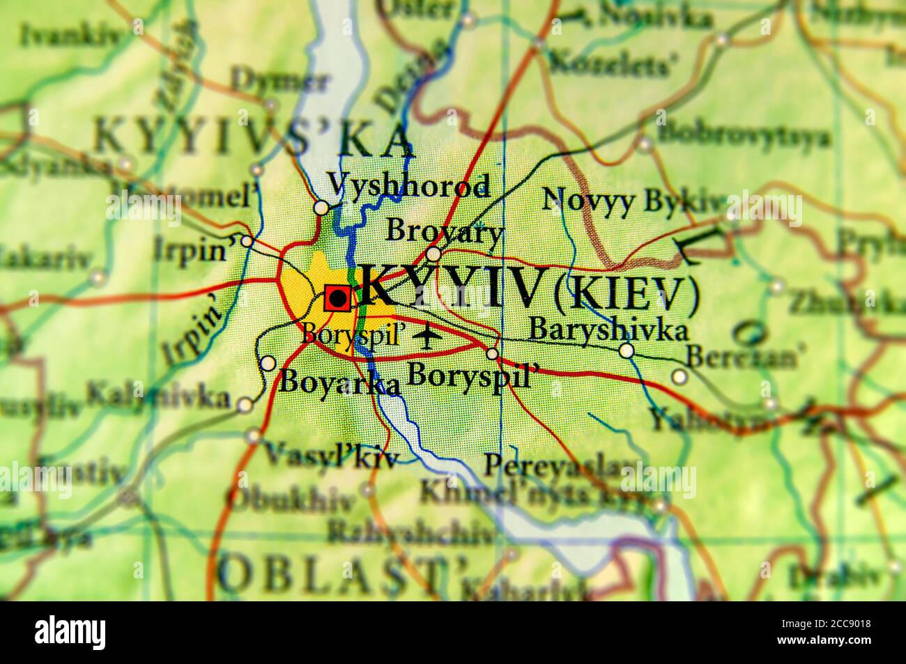 Kiev Ukraine Europe Map Immagini e Fotos Stock - Alamy