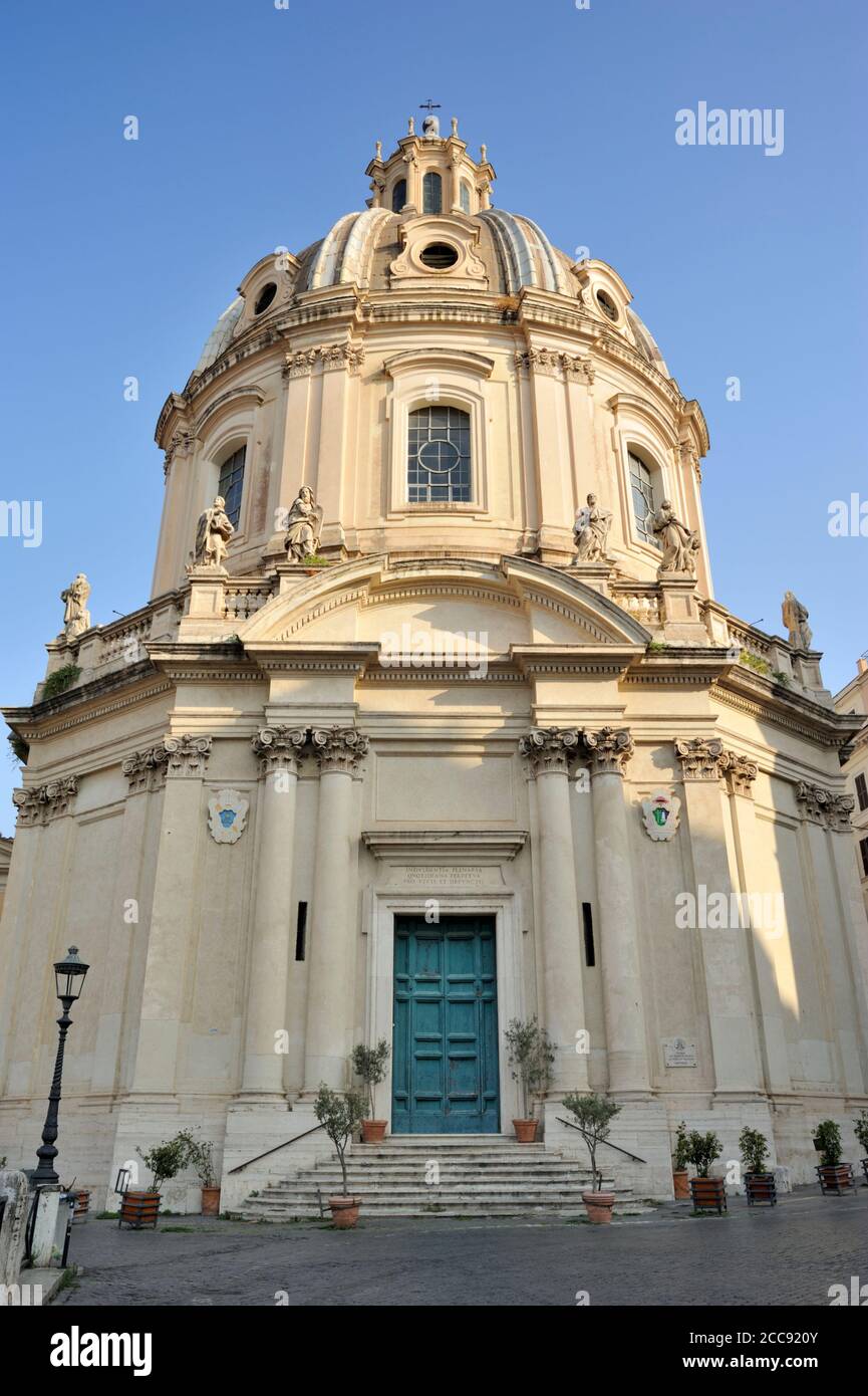 Italia, Roma, chiesa del Santissimo nome di Maria Foto Stock