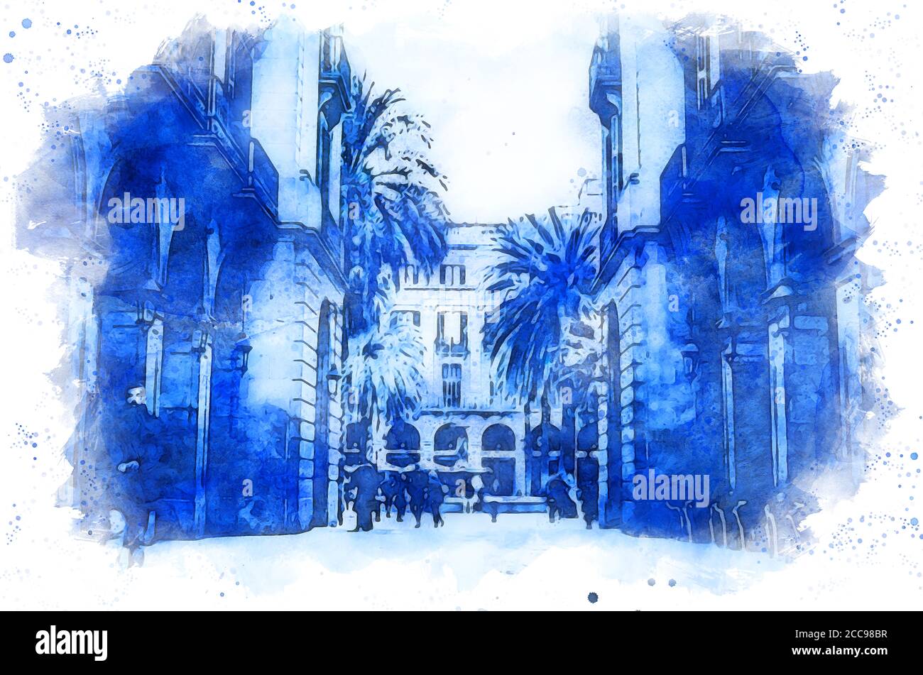 Barcellona, quartiere Gotico Foto Stock