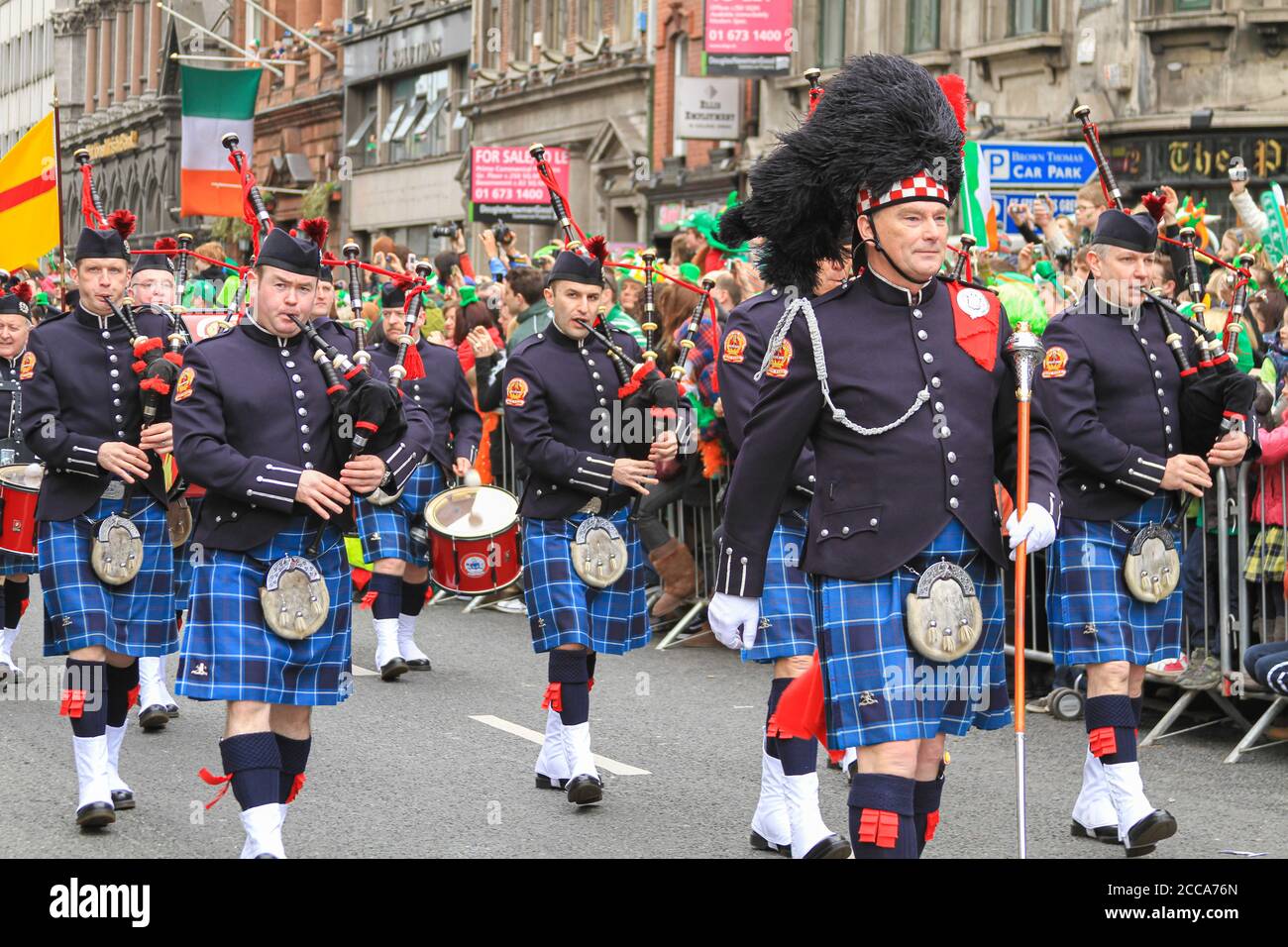 St. Patricks Day Parade, Dublino, Irlanda, 2011 Foto Stock