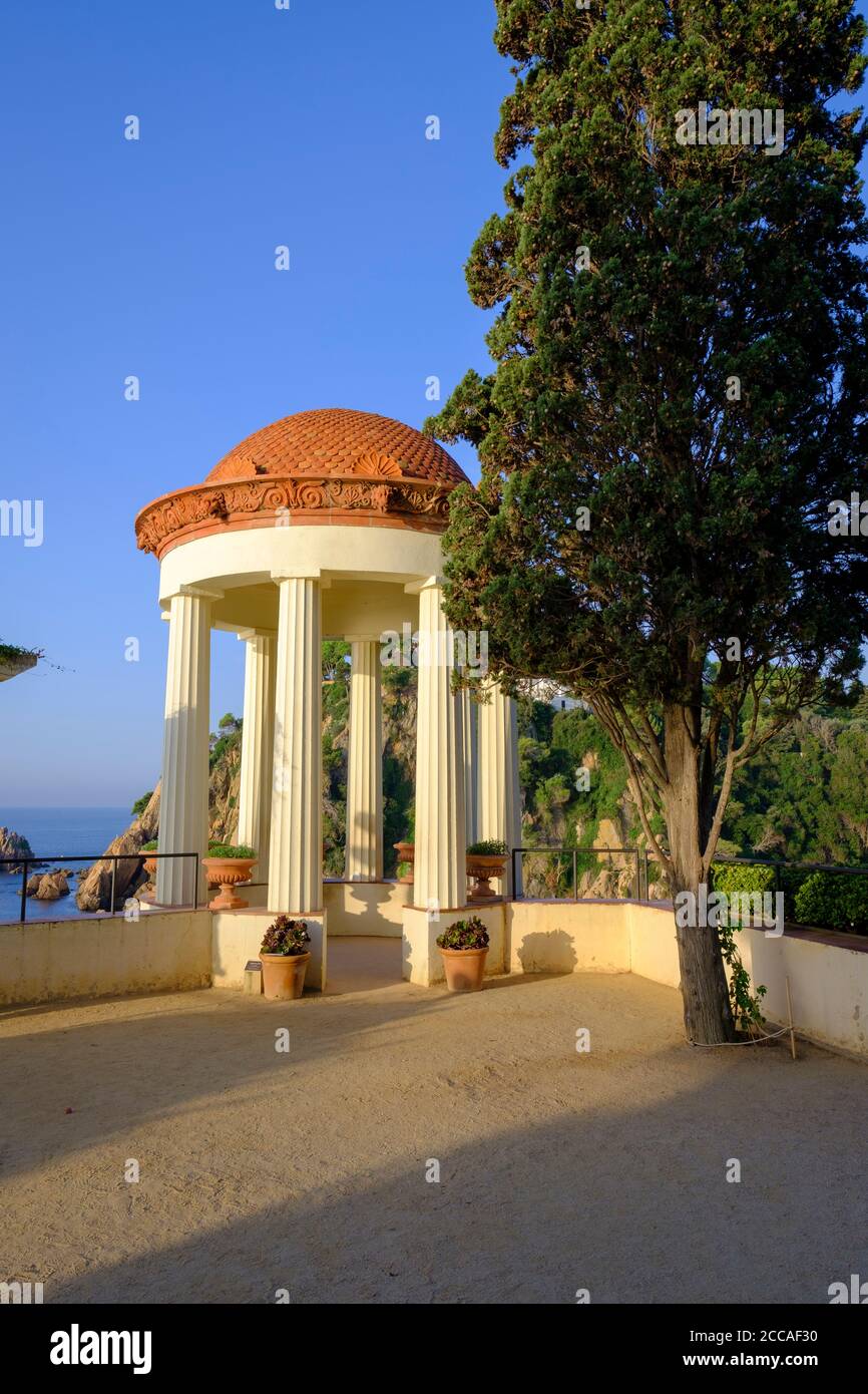 Giardino botanico di Marimurtra. Blanes. Provincia di Girona. Catalogna. Spagna. Foto Stock