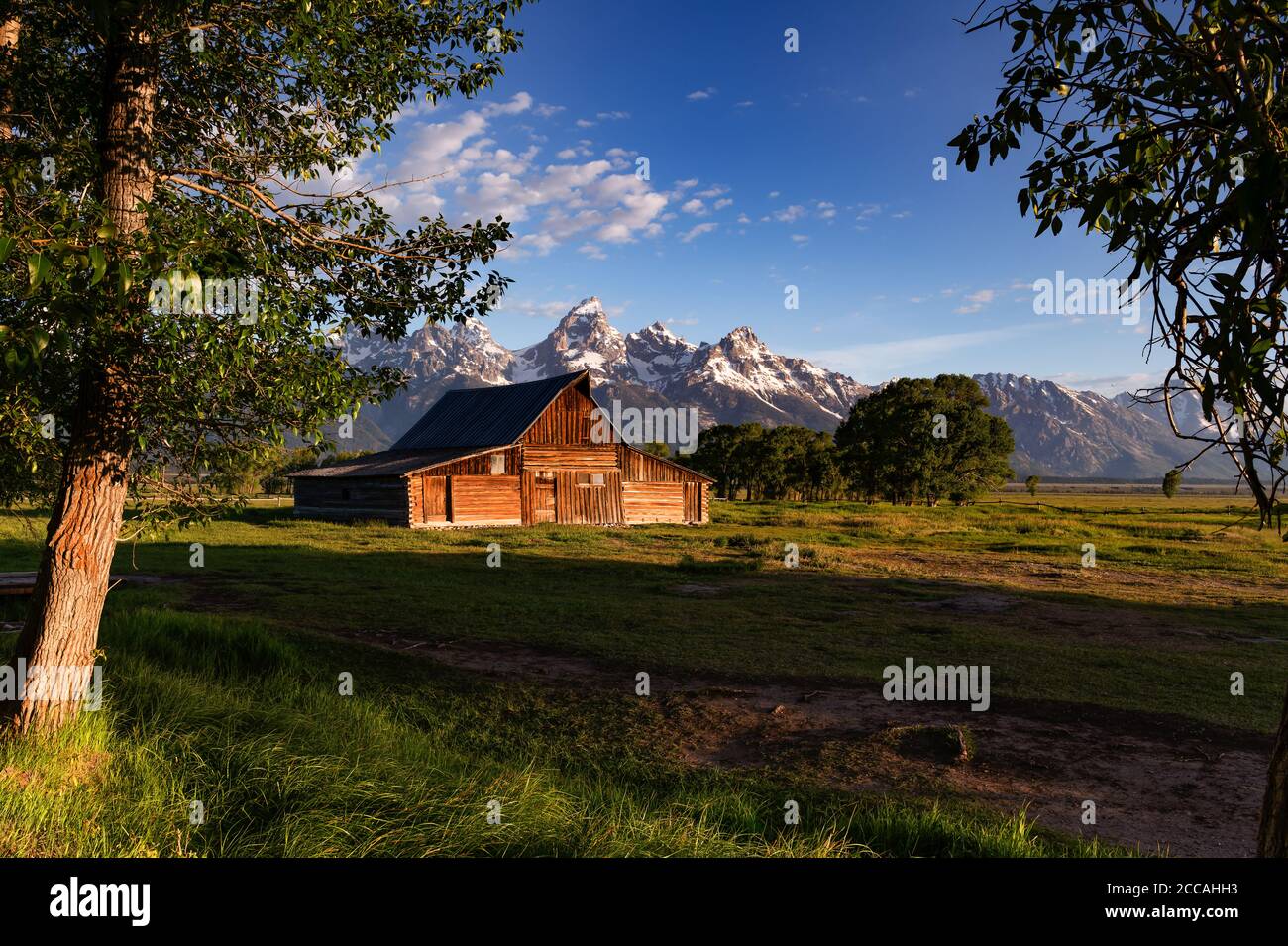 T.A. Molton Barn Grand Teton National Park Foto Stock