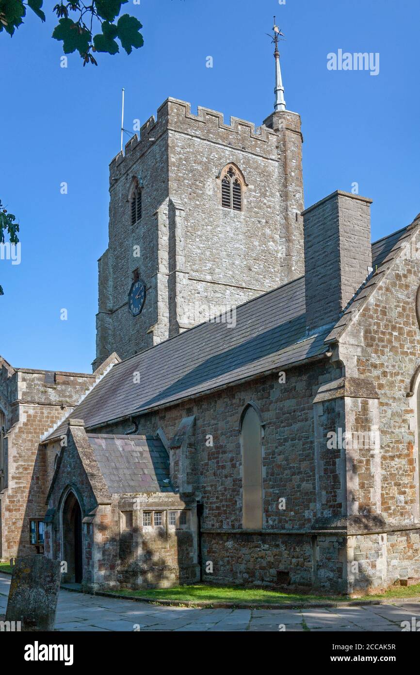 Chiesa di St Mary & St Eanswythe Folkestone Kent Inghilterra Foto Stock