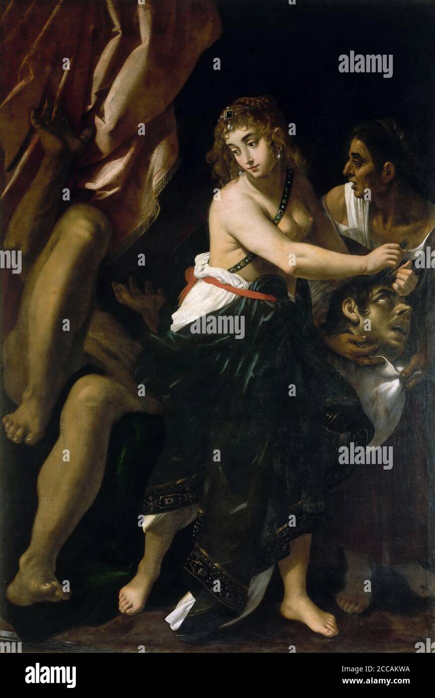 Judith con il capo di Holofernes. Museo: Galleria Borghese, Roma. Autore: GIOVANNI BAGLIONE. Foto Stock