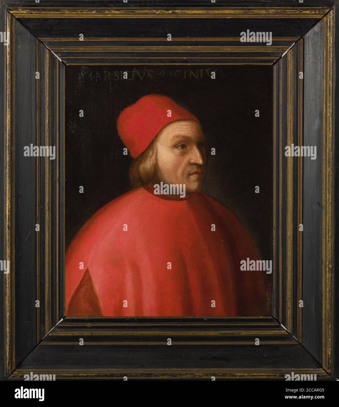 Ritratto di Marsilio Ficino (1433-1499). Museo: COLLEZIONE PRIVATA. Autore: Cristofano dell'Altissimo. Foto Stock