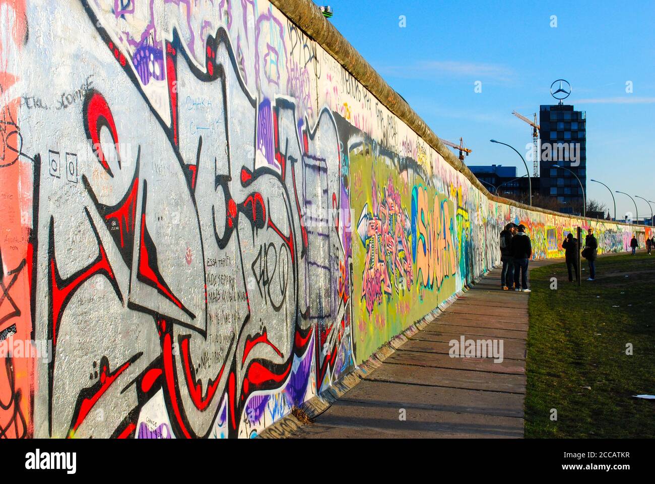 Muro di Berlino Foto Stock
