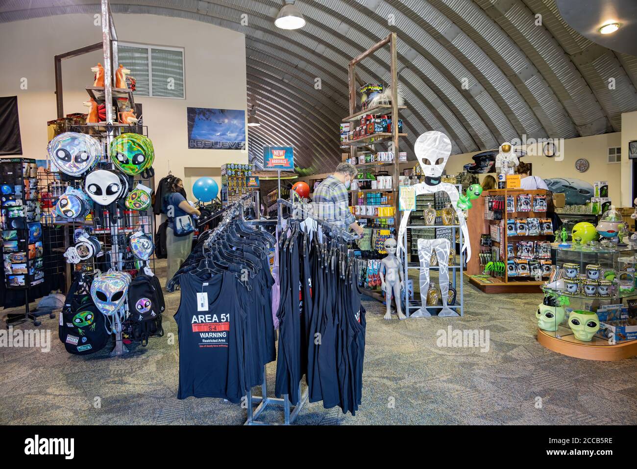 Nevada, 9 AGOSTO 2020 - Vista interna del Centro Ricerche Alien Foto Stock