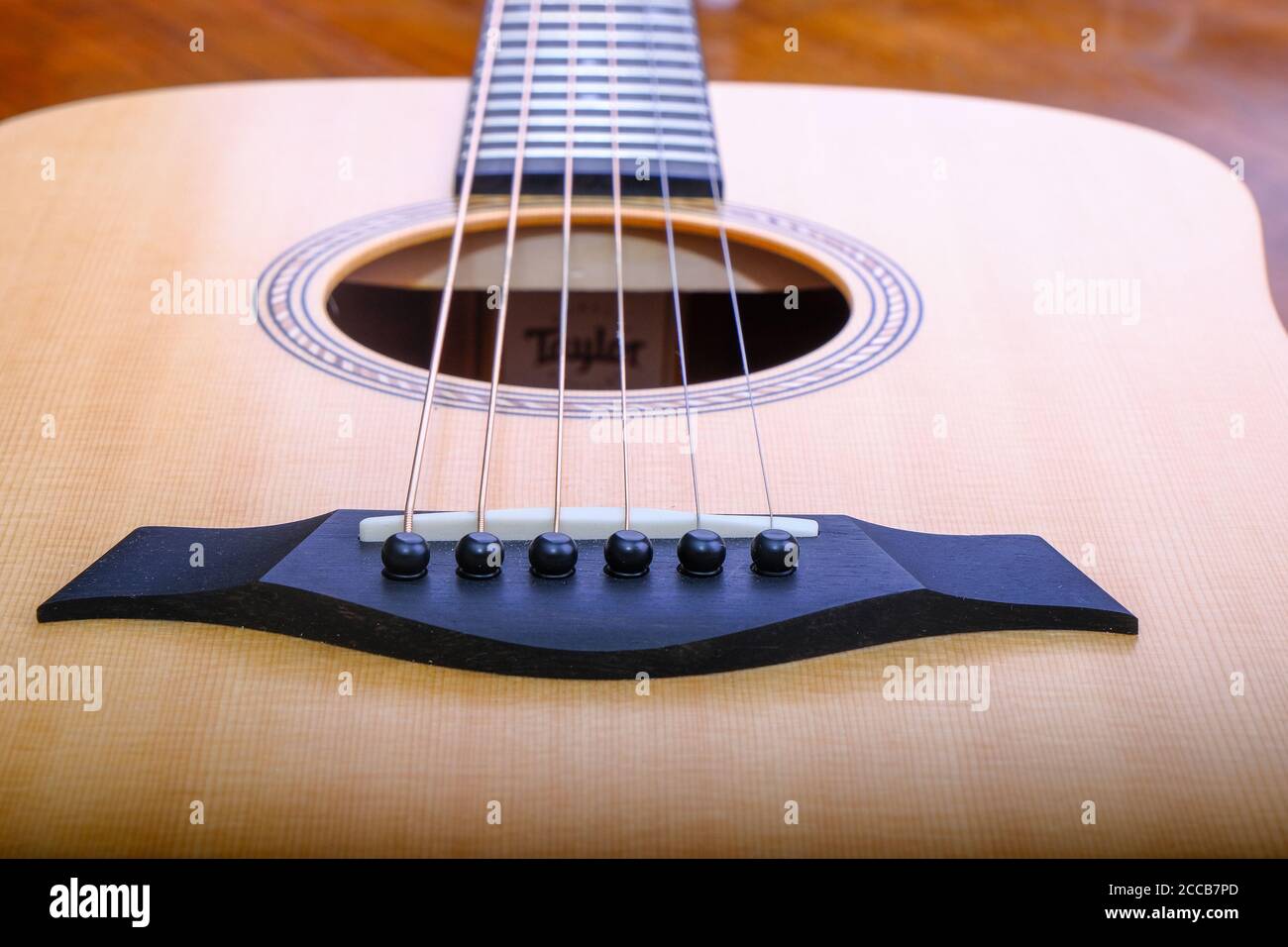 Chitarra acustica Foto Stock