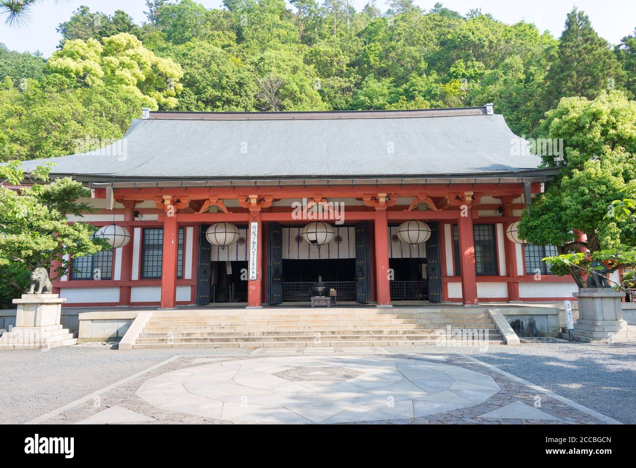Kyoto, Giappone - Tempio Kurama-dera a Kyoto, Giappone. Il tempio fu fondato nell'VIII secolo d.C. Foto Stock