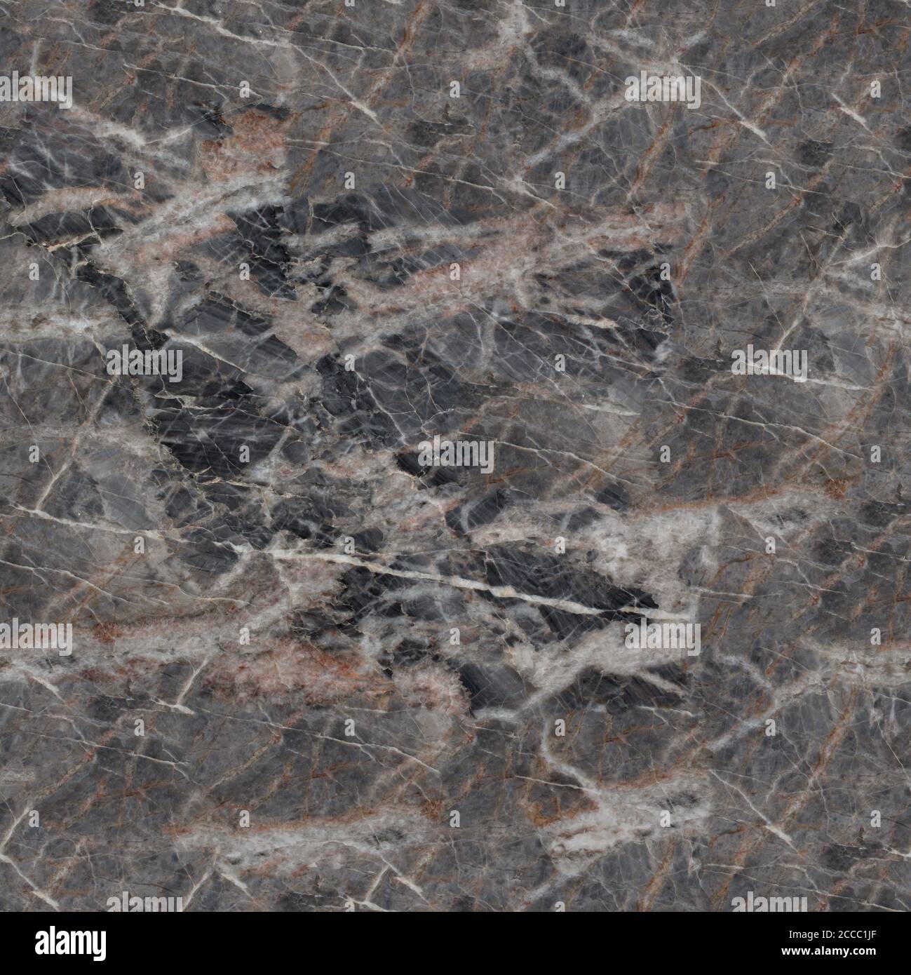 Primo piano di marmo oro motivo grigio naturale per il design e lo sfondo. Struttura quadrata senza cuciture, pronta per le piastrelle. Foto Stock