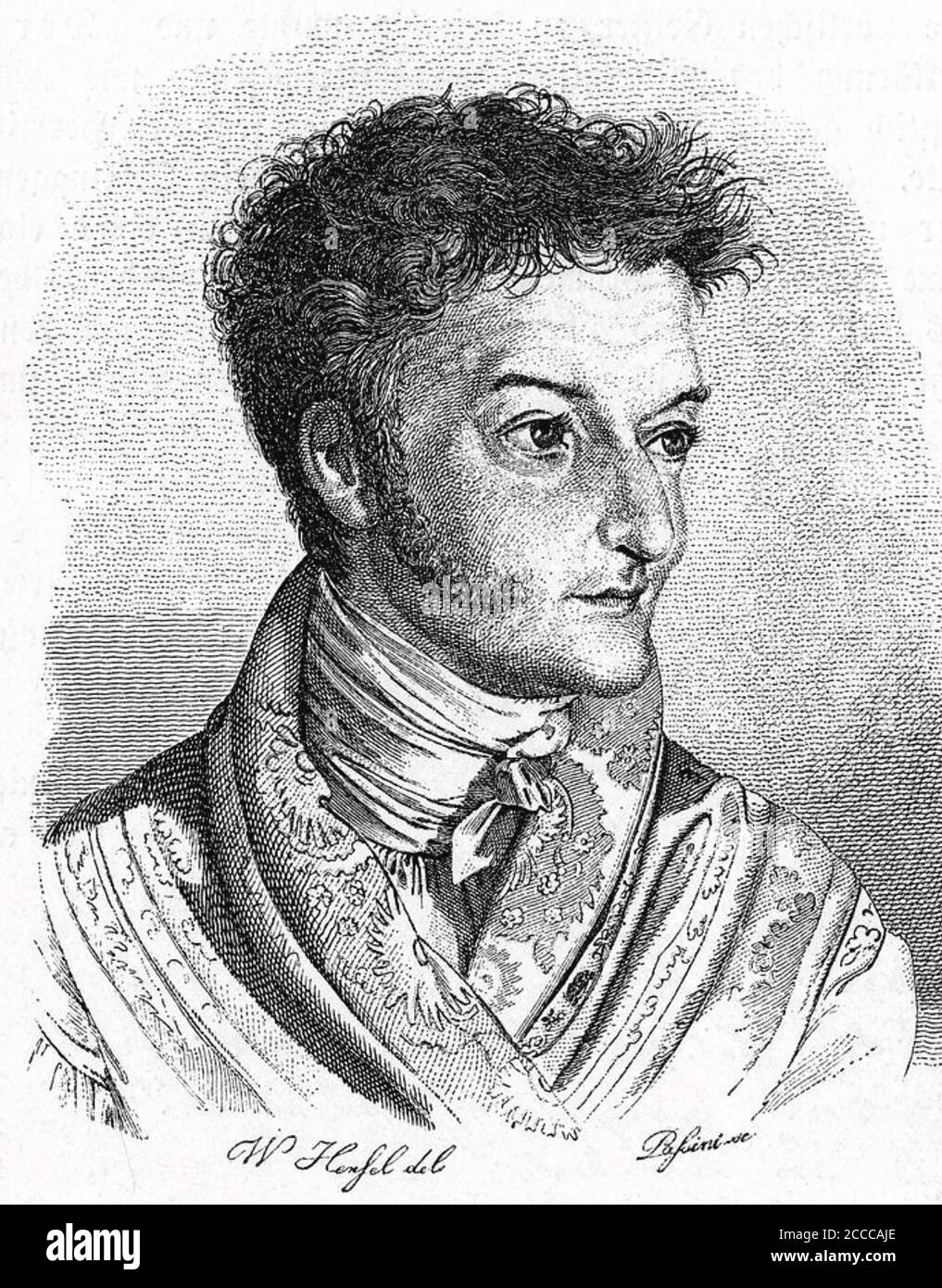 E.T.A HOFFMAN (1776-1822) autore, artista e compositore tedesco Foto Stock