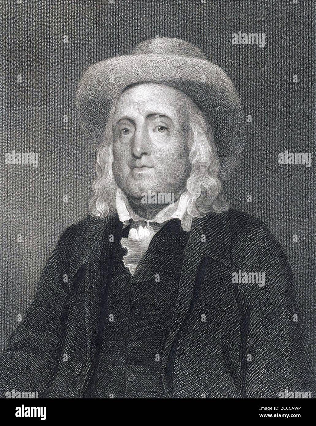 JEREMY BENTHAM (1747-1832) filosofo inglese, giurista e riformatore sociale Foto Stock