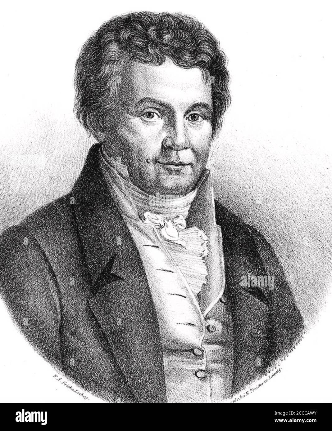 LUDWIG TIECK (1773-1853) poeta e romanziere tedesco Foto Stock