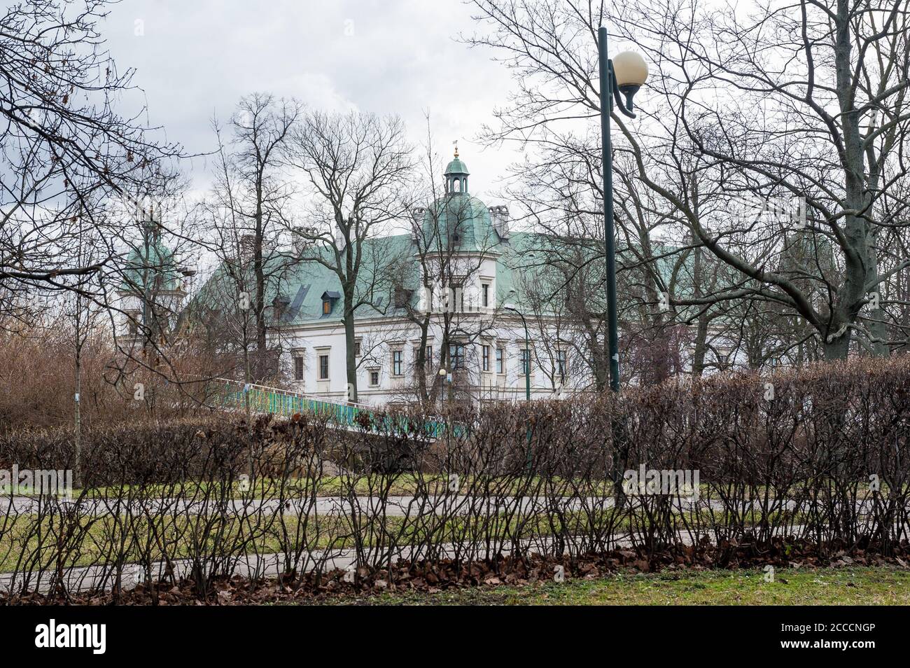 Il castello di Ujazdów a Varsavia, Masovian voivodato, Polonia Foto Stock