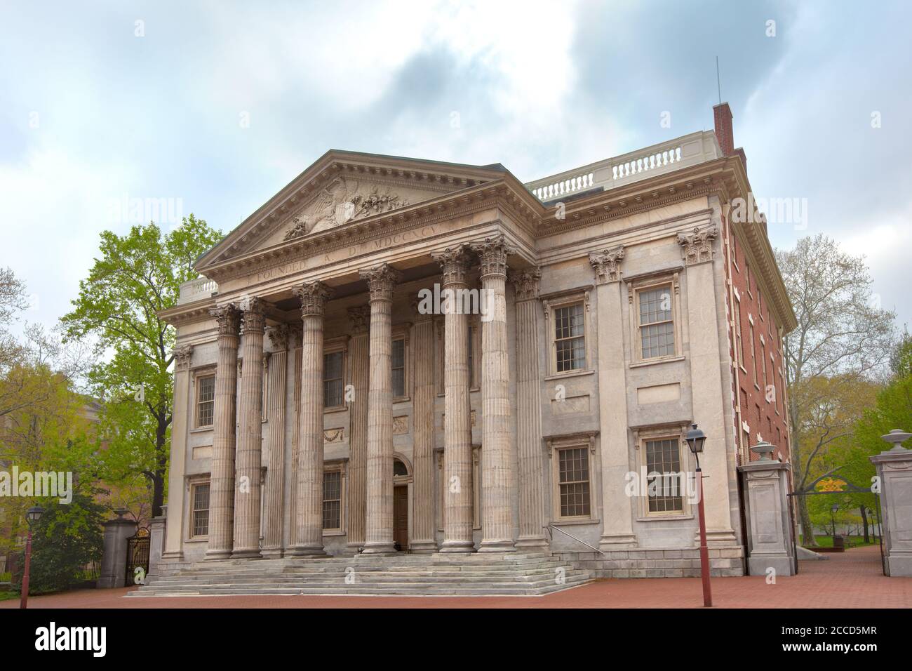 Quartiere culturale della città vecchia, Filadelfia. Pennsylvania, Stati Uniti - la prima banca degli Stati Uniti. Foto Stock