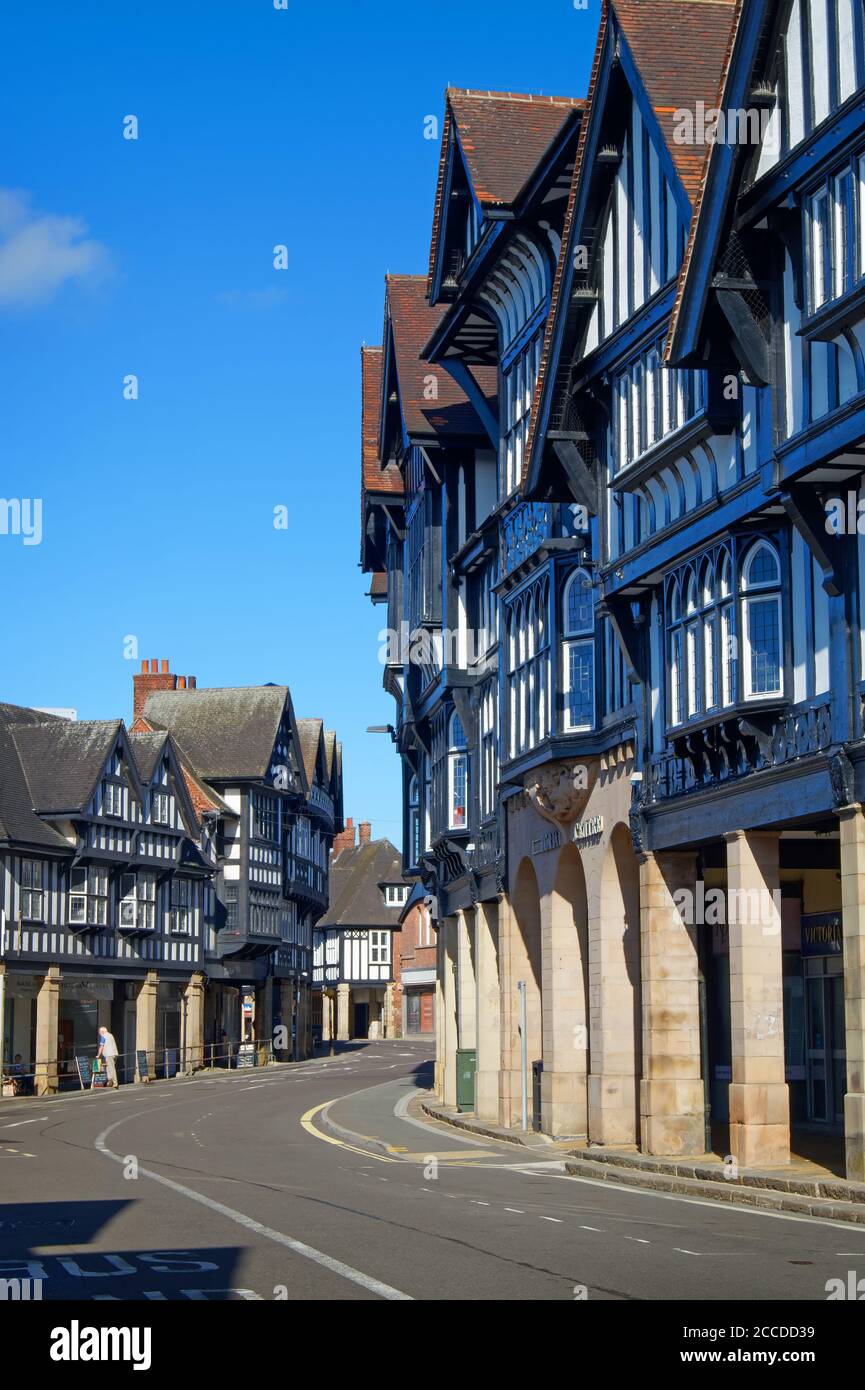 Edifici in stile UK, Derbyshire, Chesterfield, Tudor a Knifesmithgate Foto Stock