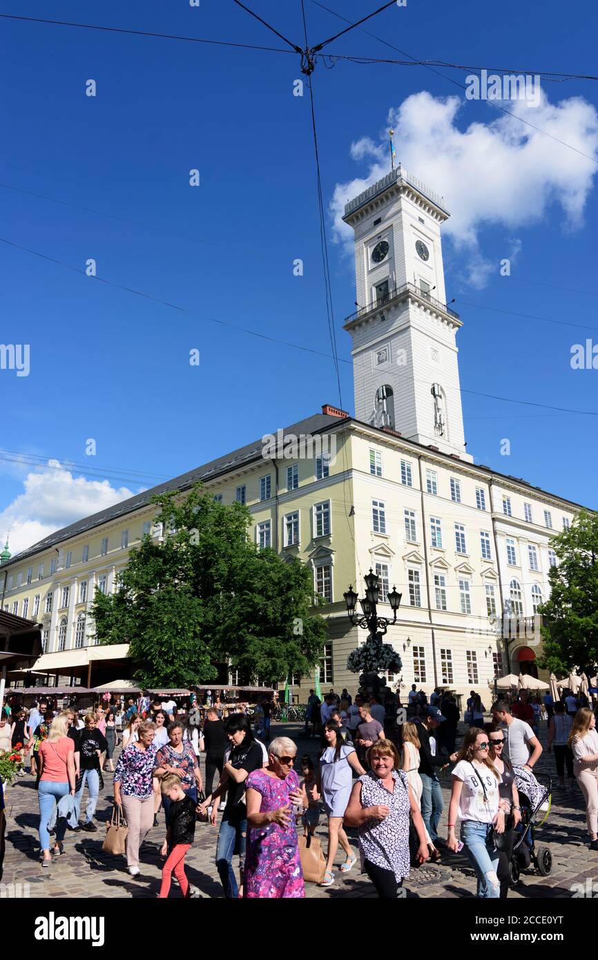 Lviv (Lwew, Lemberg), Municipio di Lviv Oblast, Ucraina Foto Stock