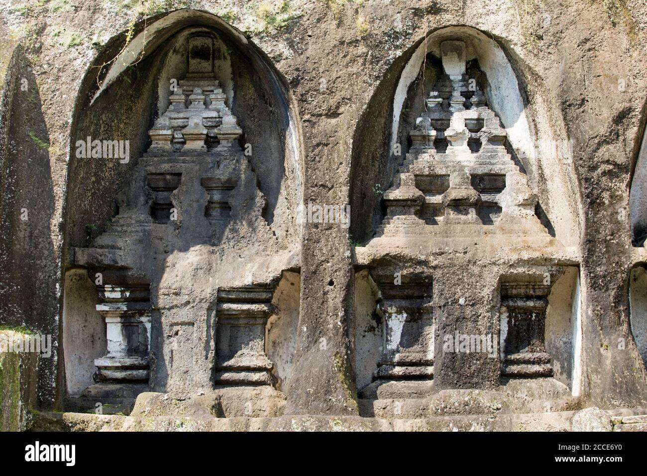 Gunung Kawi (Koenigsgraeber, Tampaksiring, Bali Foto Stock