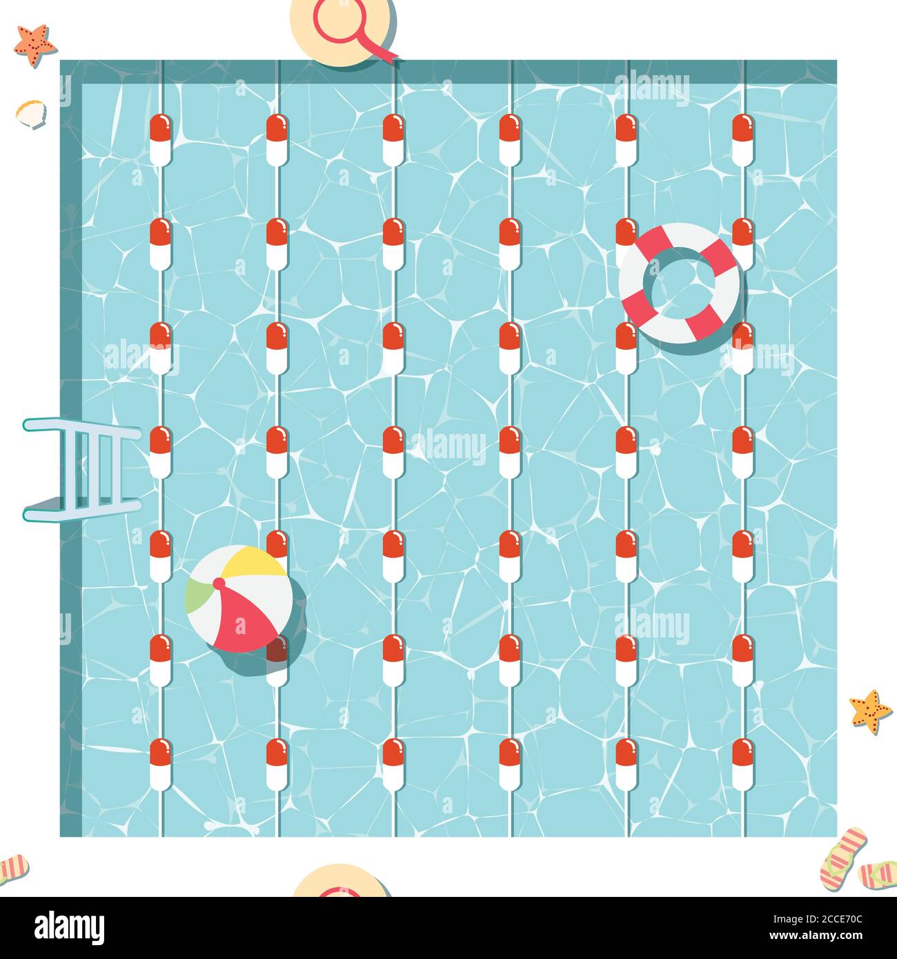 Pillole e capsule motivo senza giunture, pop design moderno, colori audaci e geometria, illustrazione vettoriale Illustrazione Vettoriale