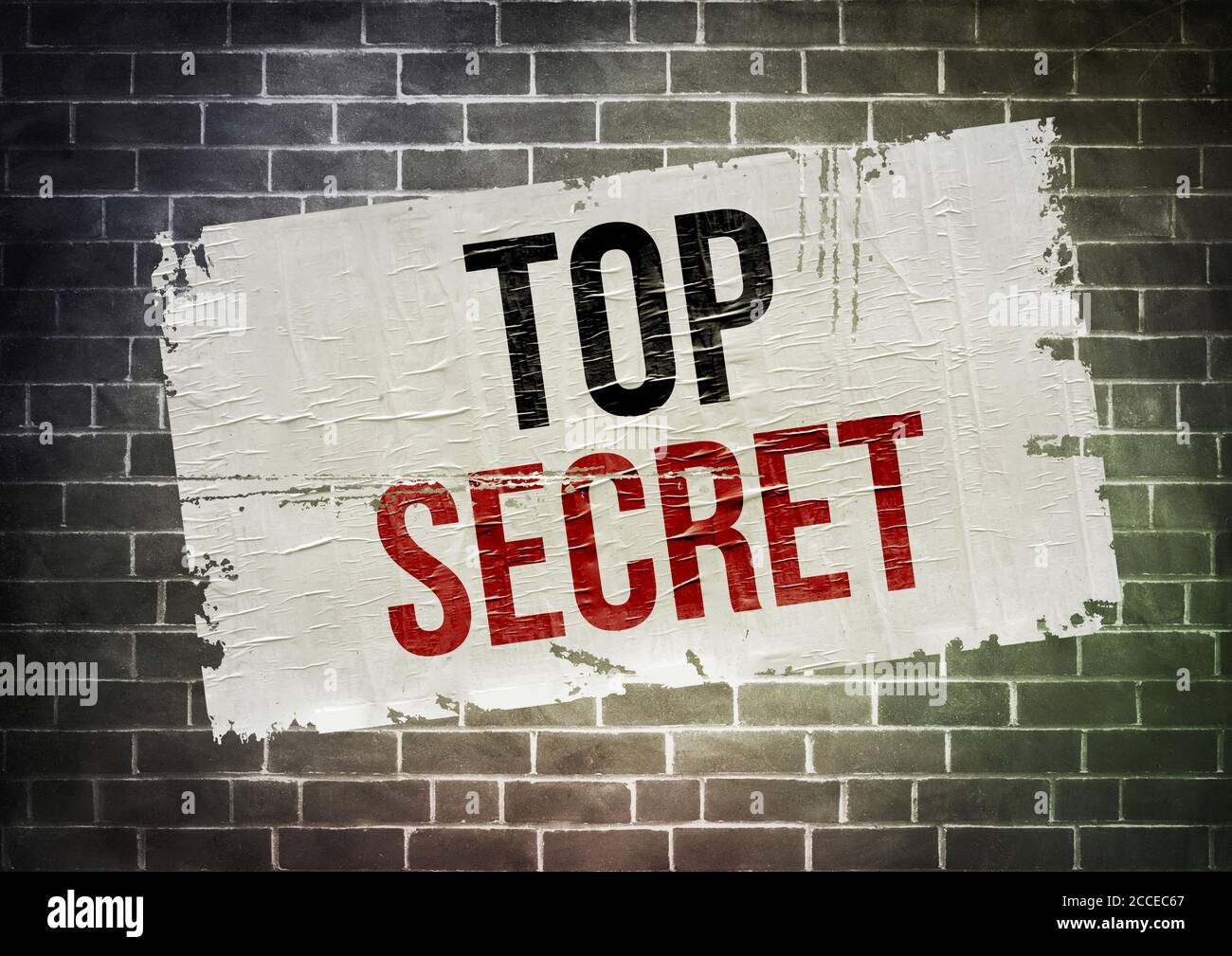 TOP SECRET Foto Stock