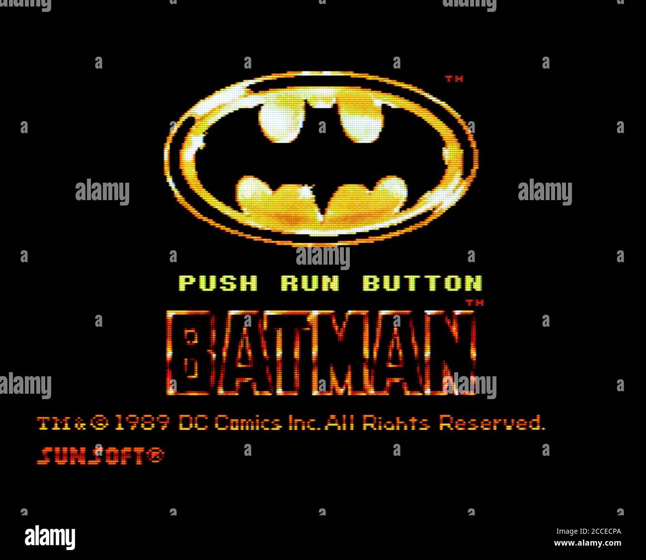 Batman - PC Engine Videogame - solo per uso editoriale Foto Stock