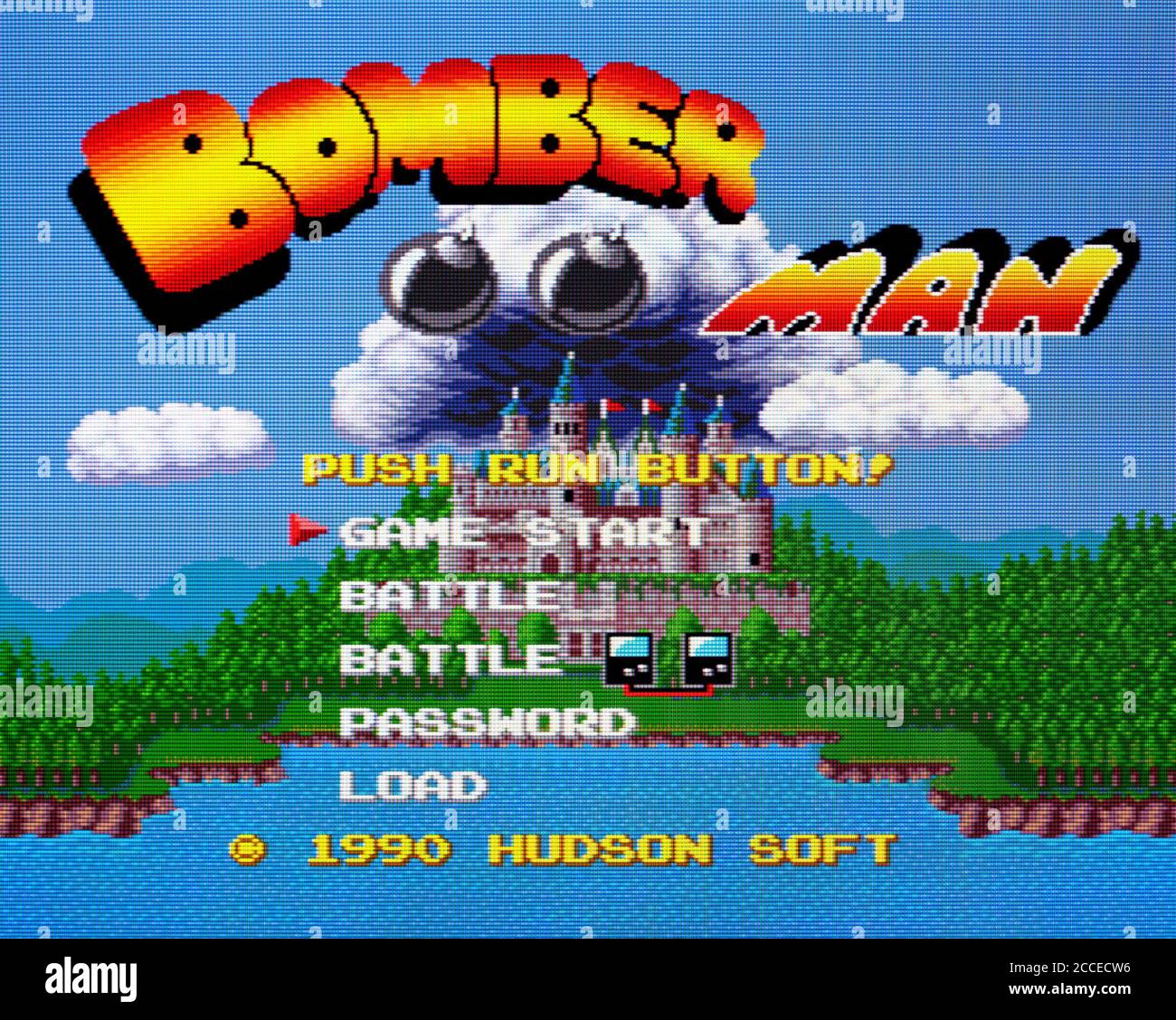 Bomberman - PC Engine Videogame - solo per uso editoriale Foto Stock