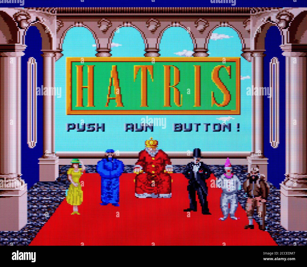 Hatris - PC Engine Videogame - solo per uso editoriale Foto Stock