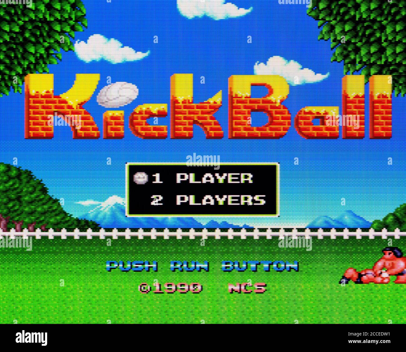 Kickball - PC Engine Videogame - solo per uso editoriale Foto Stock