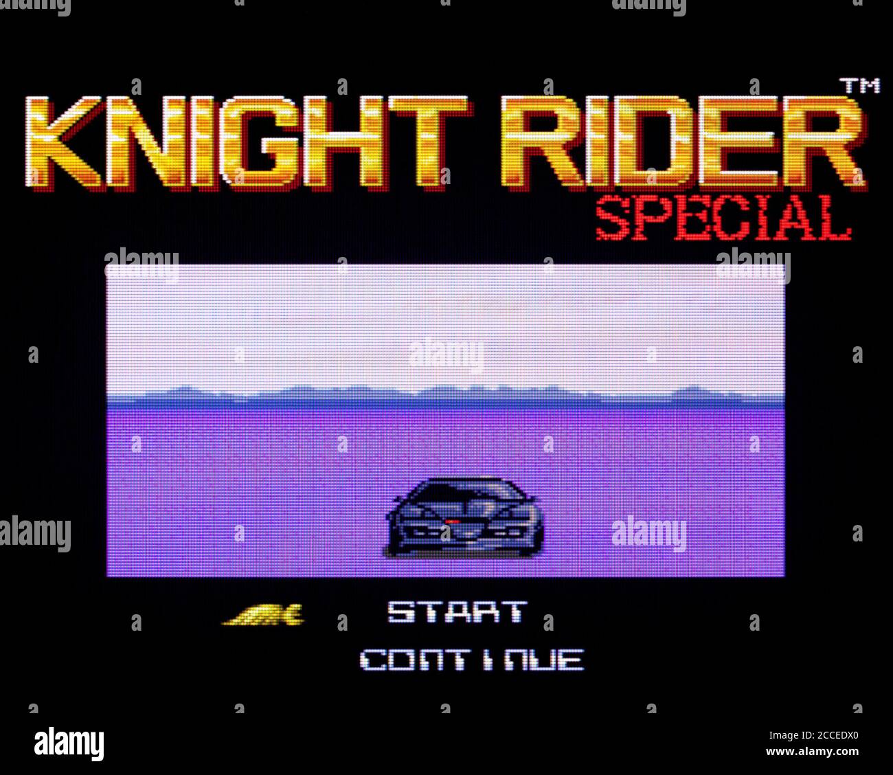 Knight Rider Special - PC Engine Videogame - Editorial Use solo Foto Stock