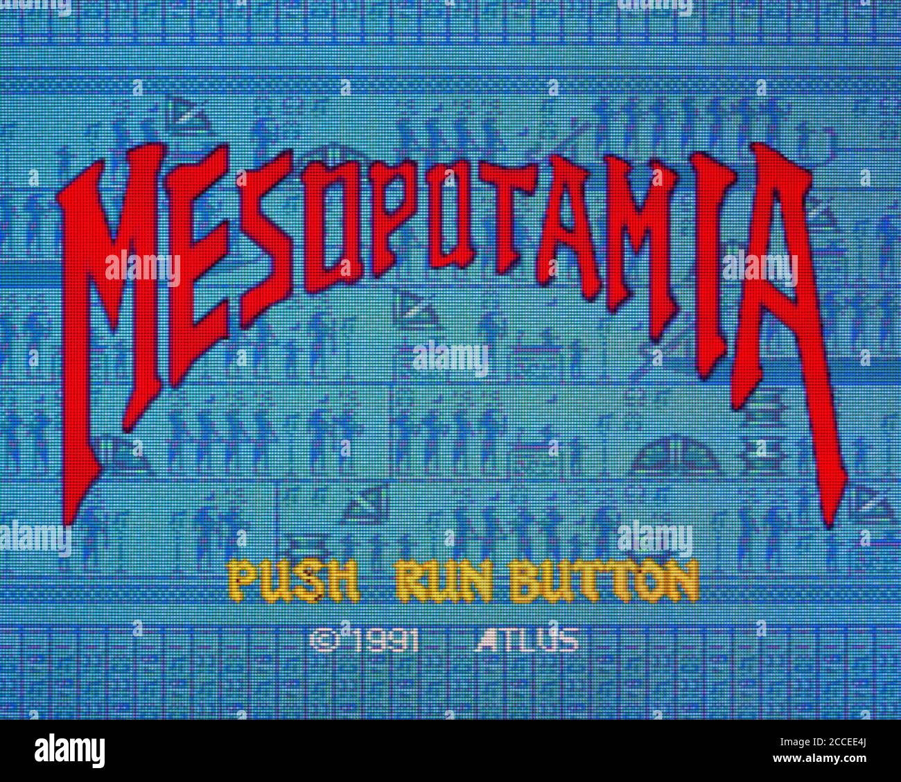 Mesopotamia - PC Engine Videogame - solo per uso editoriale Foto Stock