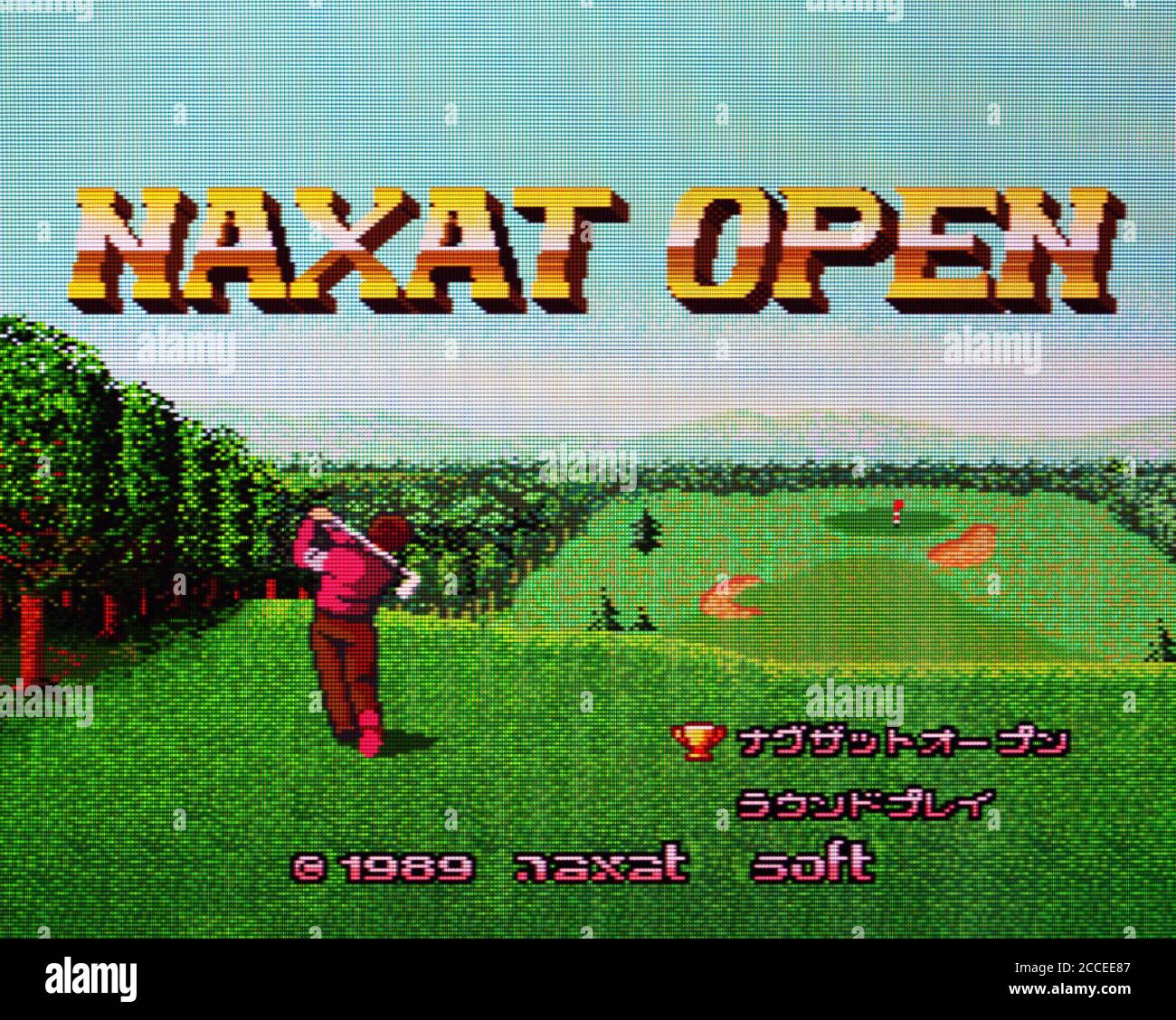 Naxat Open - PC Engine Videogame - solo per uso editoriale Foto Stock