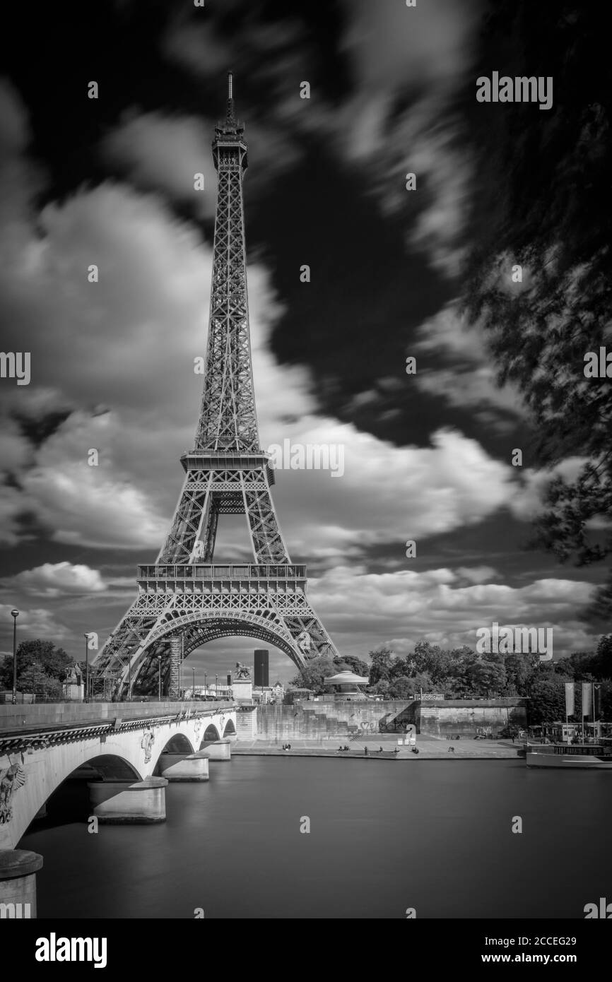 Parigi, Francia, Europa, Torre Eiffel, Foto Stock