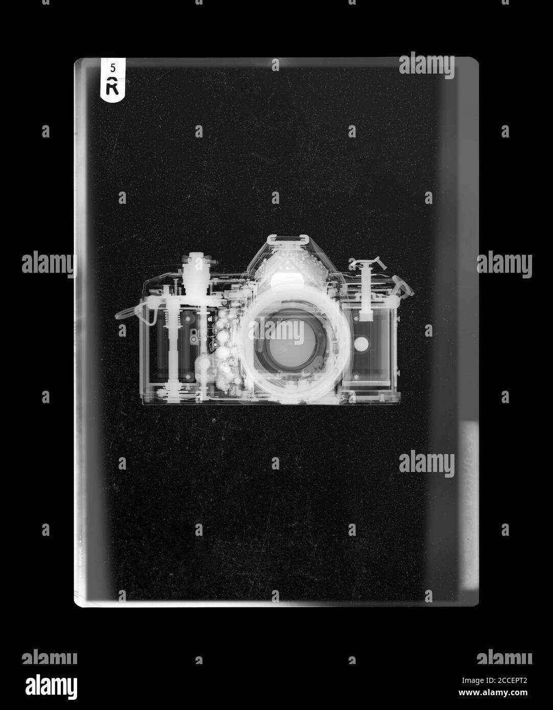 Telecamera con pellicola da 35 mm, raggi X. Foto Stock