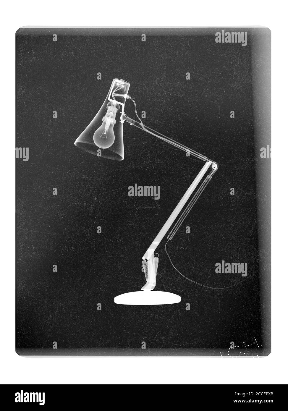 Lampada ad angolo, raggi X. Foto Stock