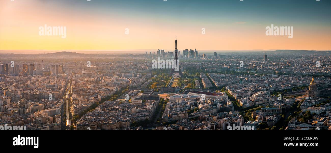 Europa, Francia, Parigi, Torre Eiffel, la tour Eiffel, Champ de Mars,7. Circondario Foto Stock
