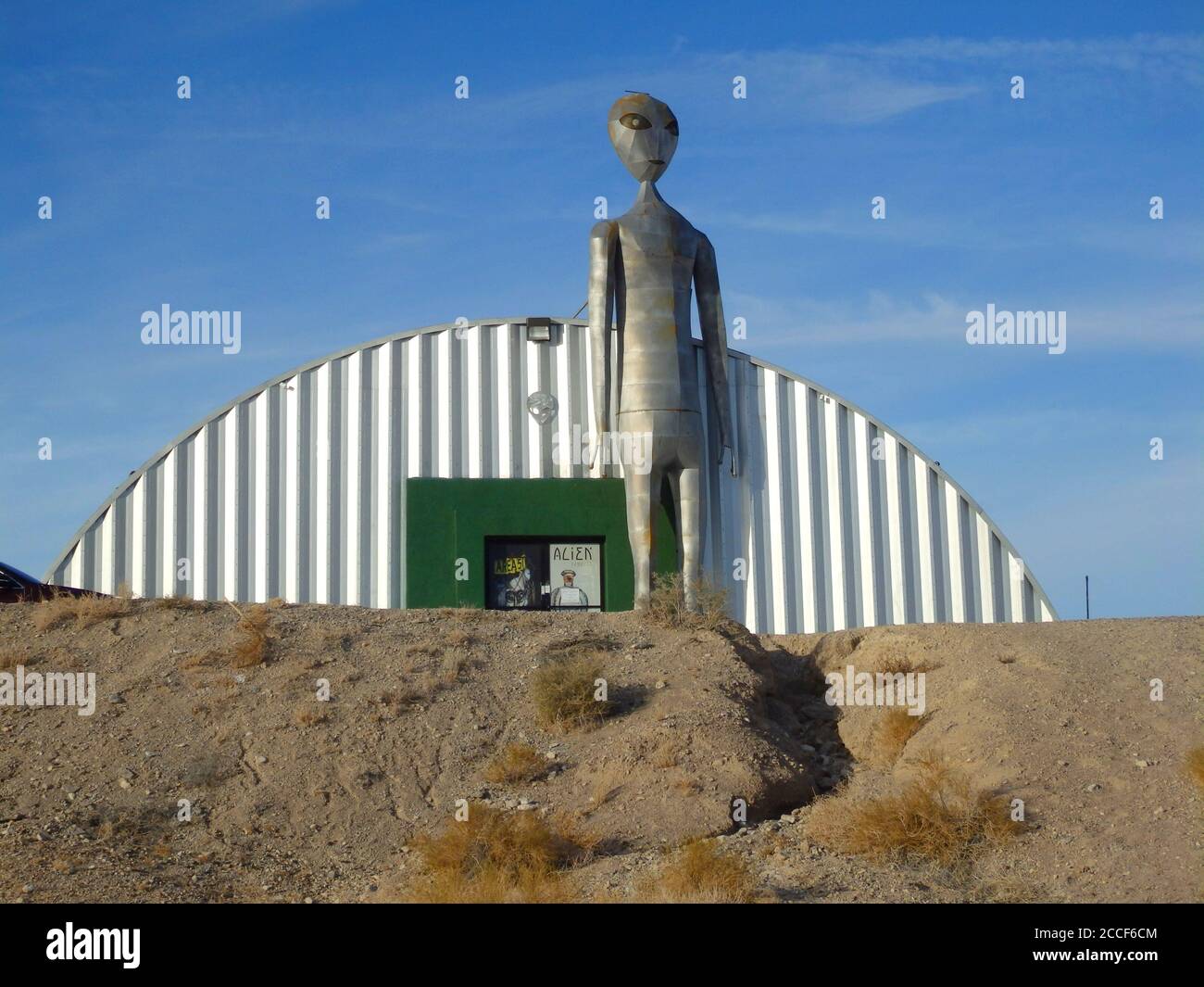 L'Alien Research Center, l'autostrada extraterrestre, Hiko Nevada Foto Stock